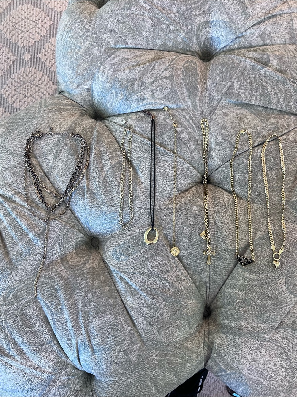 Gold necklace bundle some never worn